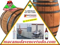 MACANUDA EM SANTO ÂNGELO RS, ALAMBIQUES FABRICADOS EM AÇO INOX