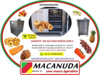 MÁQUINA INDUSTRIAL DESIDRATADORA DE COGUMELOS - MACANUDA MÁQUINA INDUSTRIAL DESIDRATADORA DE COGUMELOS - MACANUDA