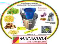 SECADORA CENTRÍFUGA INDUSTRIAL DE SALADAS E OUTROS ALIMENTOS SECADORA CENTRÍFUGA INDUSTRIAL DE SALADAS E OUTROS ALIMENTOS