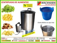 SECADORA CENTRÍFUGA INDUSTRIAL DE ALIMENTOS, VENDAS EM BELO HORIZONTE 