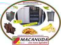 BANANA DESIDRATADA, MÁQUINAS INDUSTRIAIS EM AÇO INOX MACANUDA BANANA DESIDRATADA, MÁQUINAS INDUSTRIAIS EM AÇO INOX MACANUDA