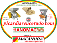 MACANUDA NO ESTADO DE SANTA CATARINA, MÁQUINA AMACHACADORA DE AVEIA MACANUDA NO ESTADO DE SANTA CATARINA, MÁQUINA AMACHACADORA DE AVEIA