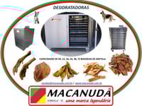 DESIDRATADORA INDUSTRIAL DE ALIMENTOS PET, MARCA MACANUDA DESIDRATADORA INDUSTRIAL DE ALIMENTOS PET, MARCA MACANUDA