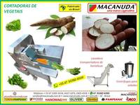 CORTAR E FATIAR MANDIOCA BEM FININHA MÁQUINAS INDUSTRIAIS MACANUDA