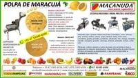 AGRICULTURA FAMILIAR MÁQUINAS MACANUDA PARA POLPA DE FRUTAS