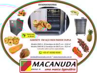 DESIDRATADOR DE COGUMELOS INDUSTRIAL EM AÇO INOX MACANUDA DESIDRATADOR DE COGUMELOS INDUSTRIAL EM AÇO INOX MACANUDA