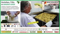 EQUIPAMENTO INDUSTRIAL PARA DESIDRATAR BANANA - MACANUDA