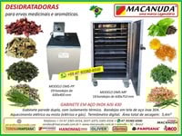 EQUIPAMENTO INDUSTRIAL PARA DESIDRATAR CONDIMENTOS - MACANUDA