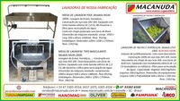 MACANUDA MÁQUINAS | LAVADORAS INDUSTRIAIS DE ALFACES E OUTRAS FOLHAS 