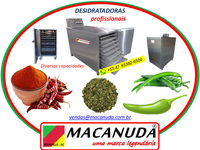 PIMENTA DESIDRATADA EQUIPAMENTOS PROFISSIONAIS MACANUDA
