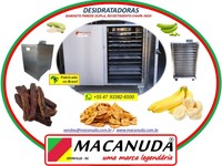 FABRICAR BANANA PASSA, MÁQUINAS INDUSTRIAIS MACANUDA