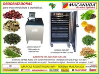EQUIPAMENTO INDUSTRIAL PARA DESIDRATAR ERVAS AROMÁTICAS E MEDICINAIS