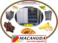 MAQUINÁRIO PARA SECAR BANANA | DESIDRATADORAS INDUSTRIAIS MACANUDA