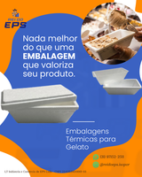 Caixas conicas para Gelato 0,7l e 1,3l